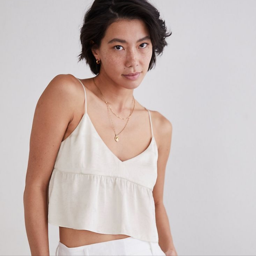 Aritzia Wilfred Lover Camisole, Medium, White